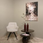 Stoel Doreen boucle beige | set van 2