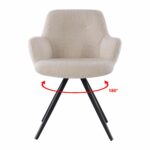 Stoel Doreen boucle beige | set van 2