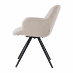 Stoel Doreen boucle beige | set van 2