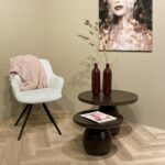 Stoel Doreen boucle wit | Set van 2