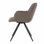 Stoel Doreen boucle bruin | set van 2