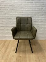 Eetkamerstoel Maddie microvezel groen