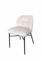 Stoel Jossie velvet beige