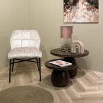 Stoel Jossie velvet beige