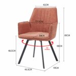 Stoel Louise stof blush