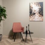 Stoel Louise stof blush