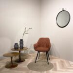 Stoel Luca boucle roest