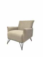 Fauteuil Noah stof beige