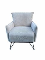 Fauteuil Noah stof grijs