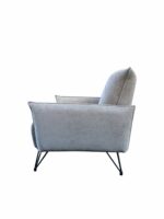 Fauteuil Noah stof grijs