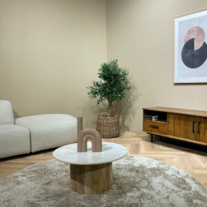 Salontafel Brix Nova wit 70 cm