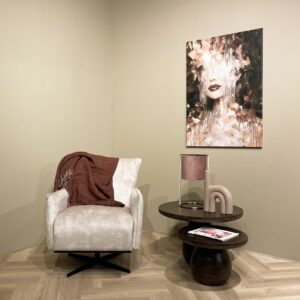 Fauteuil Philippe velvet beige