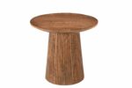 Ronde mangohouten salontafel Salvator 50 cm