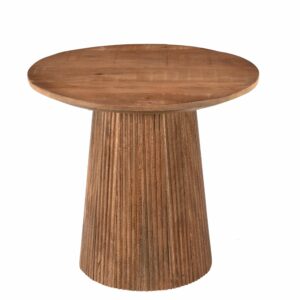 Ronde mangohouten salontafel Salvator 50 cm