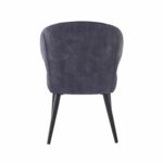 Stoel Donna velvet antraciet