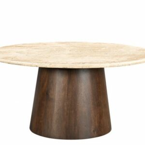 Ronde marmeren salontafel Valentino 75 cm