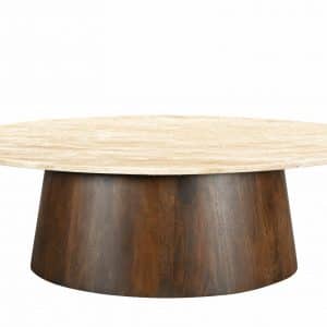 Marmeren salontafe Valentino 120 cm ovaal