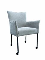 Stoel Valerie stof beige