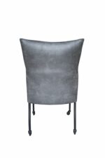 Stoel Valerie microvezel antraciet