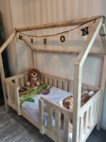 Steigerhouten kinder hemelbed Mason