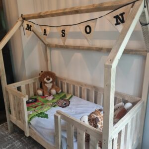 Steigerhouten kinder hemelbed Mason