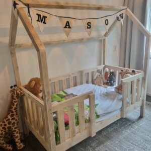 Steigerhouten kinder hemelbed Mason