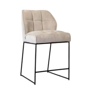 Scandinavische barkruk Jelle in de kleur Taupe