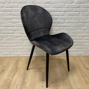 Eetkamerstoel Steven velvet antraciet