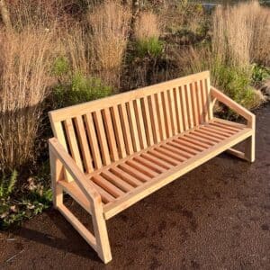 Douglashouten tuinbank Dozum met latten