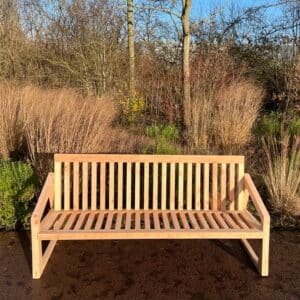 Douglashouten tuinbank Dozum met latten