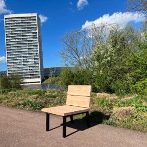 Douglashouten low dining chair Chantal