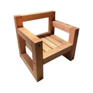 Douglashouten tuinstoel Musk met balken