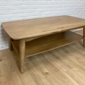 Mangohouten salontafel Maria deens ovaal