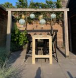 Steigerhouten bar/statafel Alwin