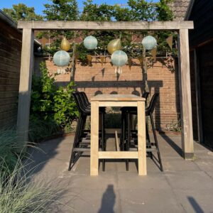 Steigerhouten bar/statafel Alwin