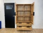 Mangohouten kast Budel met deuren en lades