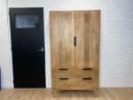 Mangohouten kast Budel met deuren en lades