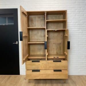 Mangohouten kast Akker retromodel