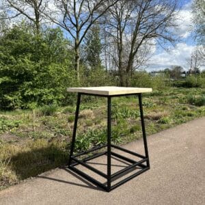 Statafel Misha steigerhout staal