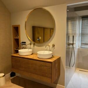 Eikenhouten badkamermeubel Rick