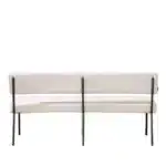 Eetkamerbank Espen achterkant in de kleur beige