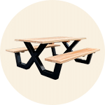 Douglas picknicktafels