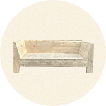 Steigerhouten tuinbanken