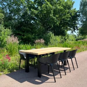 Irokohouten tuintafel Conny