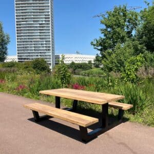 Irokohouten picknicktafel Folly
