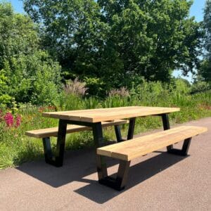 Irokohouten picknicktafel Huray