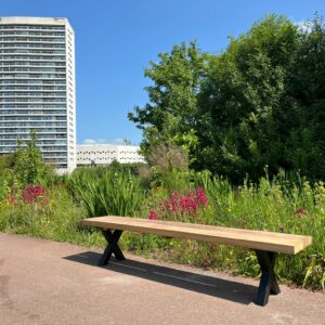 Irokohouten bankje Mauro