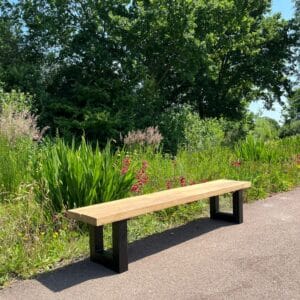 Irokohouten bankje Jochem