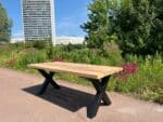 Iroko houten tuintafel Marri