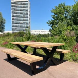 Irokohouten picknicktafel Lydia